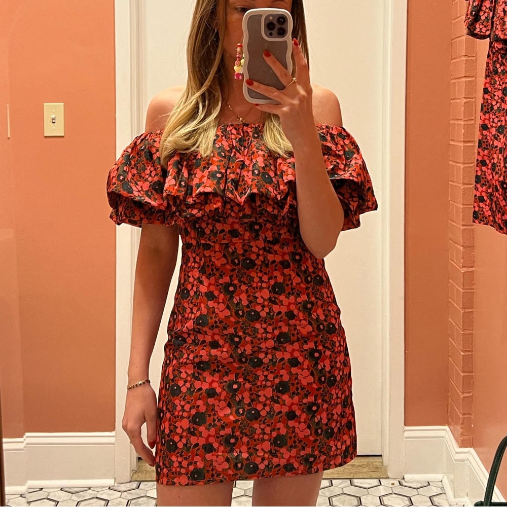 RHODE Floral Off-Shoulder Dress - Derby!